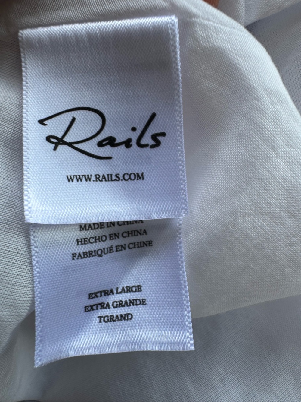 Rails Sia Dress in Isle Waves Tiered Balloon Sleeves Partially Lined Cotton XL - Picture 11 of 15